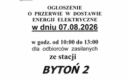 Zdjęcie do Ogłoszenie o przerwie w dostawie energii elektrycznej