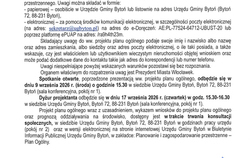 Zdjęcie do Informacja W&oacute;jta Gminy Bytoń w sprawie konsultacji...