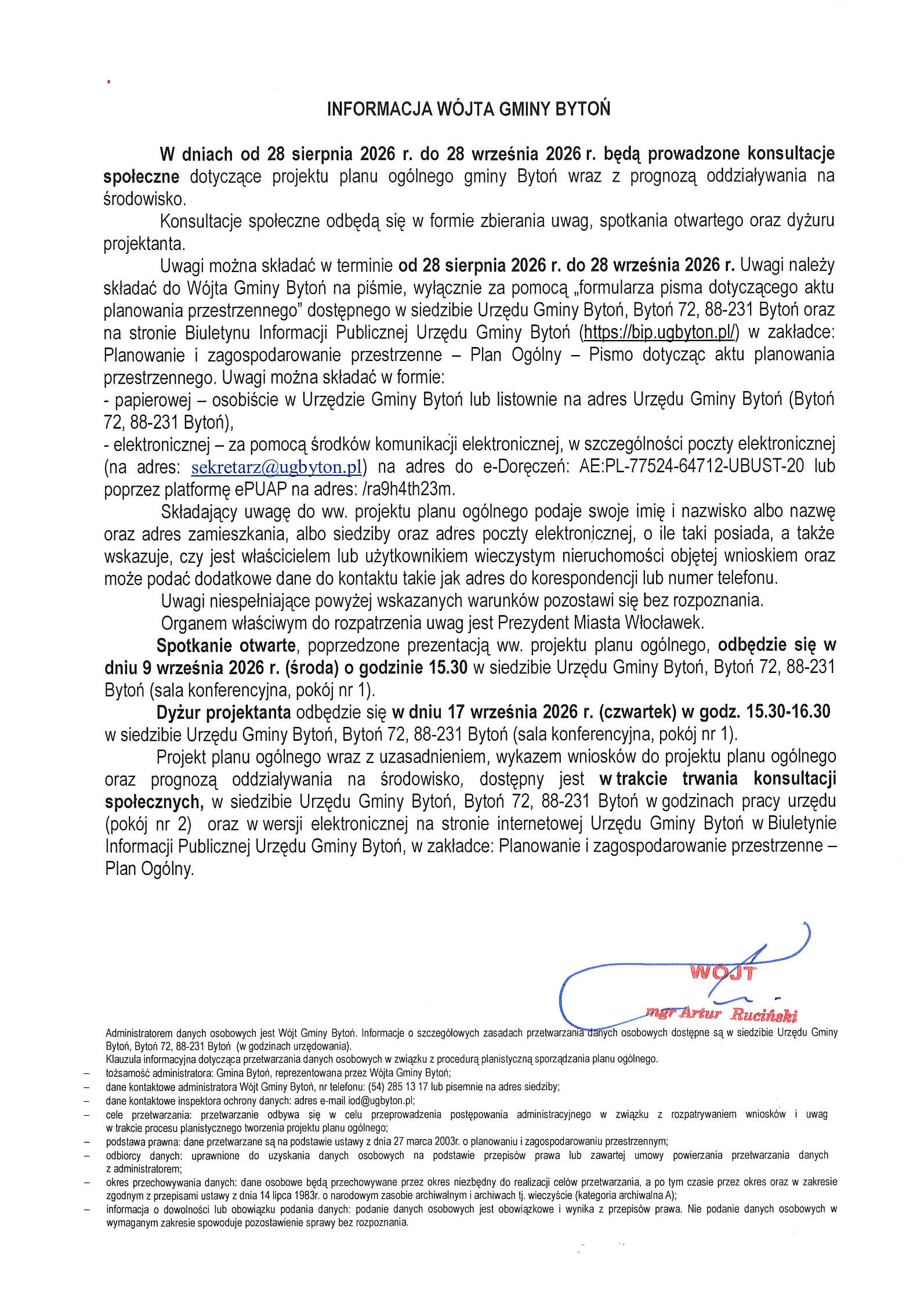 informacja